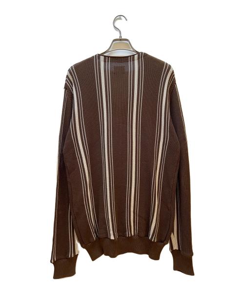 Needles（ニードルズ）Needles (ニードルズ) 薄手カーディガン ブラウン サイズ:Lの古着・服飾アイテム