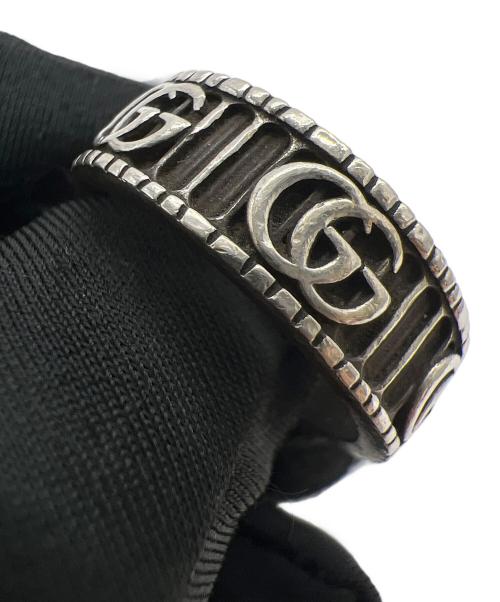 GUCCI（グッチ）GUCCI (グッチ) ダブルGワイドリング シルバー サイズ:21号の古着・服飾アイテム