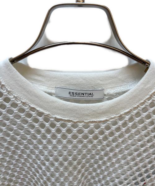 DOUBLE STANDARD CLOTHING（ダブルスタンダードクロージング）DOUBLE STANDARD CLOTHING (ダブルスタンダードクロージング) ESSENTIAL (エッセンシャル) 半袖カットソー ホワイト サイズ:SIZE FREE 未使用品の古着・服飾アイテム
