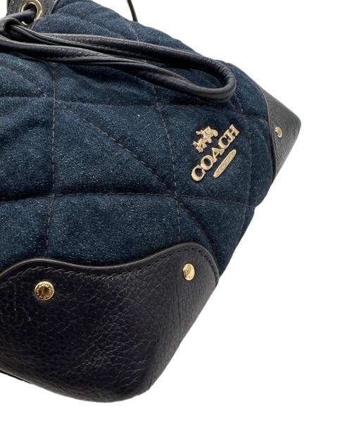 COACH（コーチ）COACH (コーチ) キルティングショルダーバッグ インディゴの古着・服飾アイテム