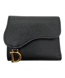 Christian Dior（クリスチャン ディオール）の古着「3つ折り財布」｜ブラック