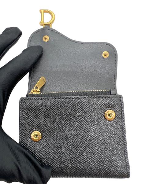 Christian Dior（クリスチャン ディオール）Christian Dior (クリスチャン ディオール) 3つ折り財布 ブラックの古着・服飾アイテム