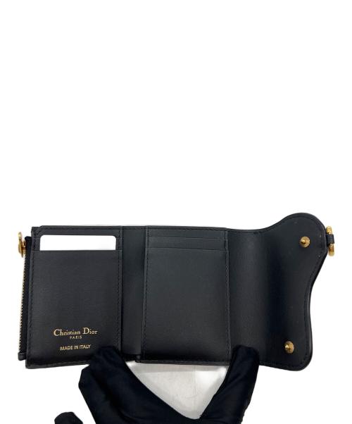 Christian Dior（クリスチャン ディオール）Christian Dior (クリスチャン ディオール) 3つ折り財布 ブラックの古着・服飾アイテム