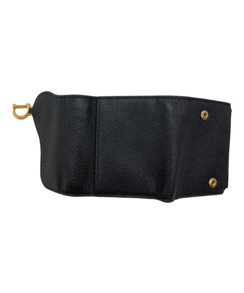 Christian Dior（クリスチャン ディオール）Christian Dior (クリスチャン ディオール) 3つ折り財布 ブラックの古着・服飾アイテム