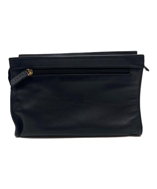 LOEWE（ロエベ）LOEWE (ロエベ) クラッチバッグ ブラックの古着・服飾アイテム