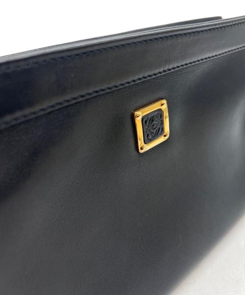 LOEWE（ロエベ）LOEWE (ロエベ) クラッチバッグ ブラックの古着・服飾アイテム
