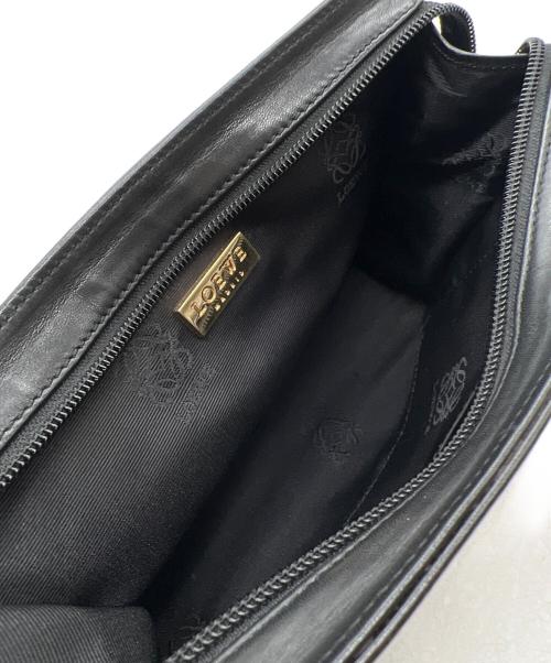 LOEWE（ロエベ）LOEWE (ロエベ) クラッチバッグ ブラックの古着・服飾アイテム