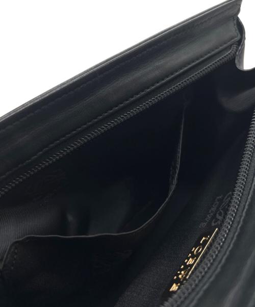 LOEWE（ロエベ）LOEWE (ロエベ) クラッチバッグ ブラックの古着・服飾アイテム