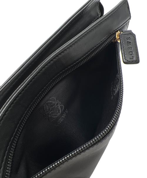 LOEWE（ロエベ）LOEWE (ロエベ) クラッチバッグ ブラックの古着・服飾アイテム