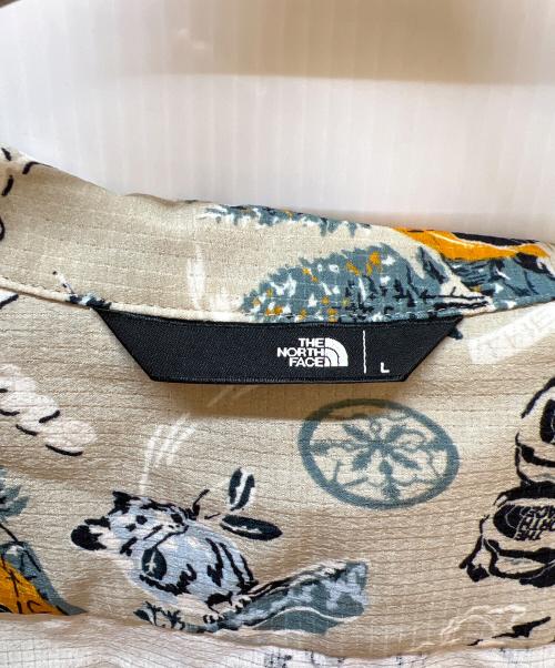 THE NORTH FACE（ザ ノース フェイス）THE NORTH FACE (ザ ノース フェイス) 半袖シャツ ベージュ サイズ:Lの古着・服飾アイテム