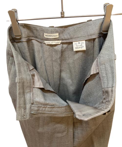 HERMES（エルメス）HERMES (エルメス) パンツ ベージュ サイズ:SIZE 38の古着・服飾アイテム