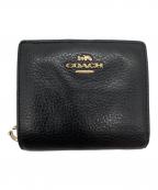 COACHコーチ）の古着「2つ折り財布」｜ブラック