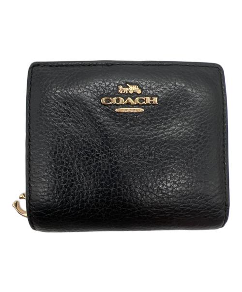 COACH（コーチ）COACH (コーチ) 2つ折り財布 ブラックの古着・服飾アイテム
