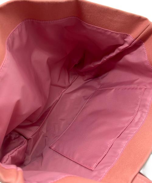 LOVERARY by FEILER（ラブラリー バイ フェイラー）LOVERARY by FEILER (ラブラリー バイ フェイラー) ワッペントートバッグ ピンクの古着・服飾アイテム