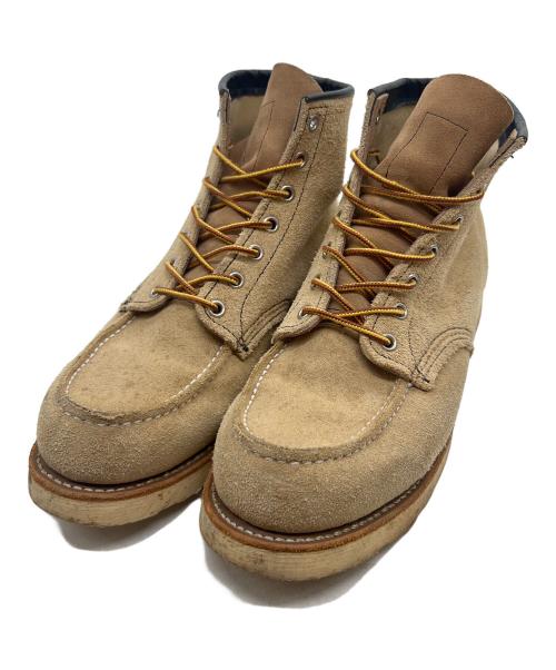 RED WING（レッドウィング）RED WING (レッドウィング) モックトゥブーツ ベージュ サイズ:42の古着・服飾アイテム