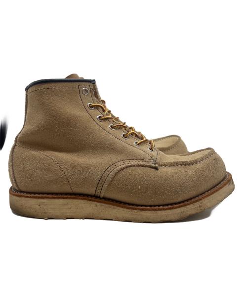 RED WING（レッドウィング）RED WING (レッドウィング) モックトゥブーツ ベージュ サイズ:42の古着・服飾アイテム