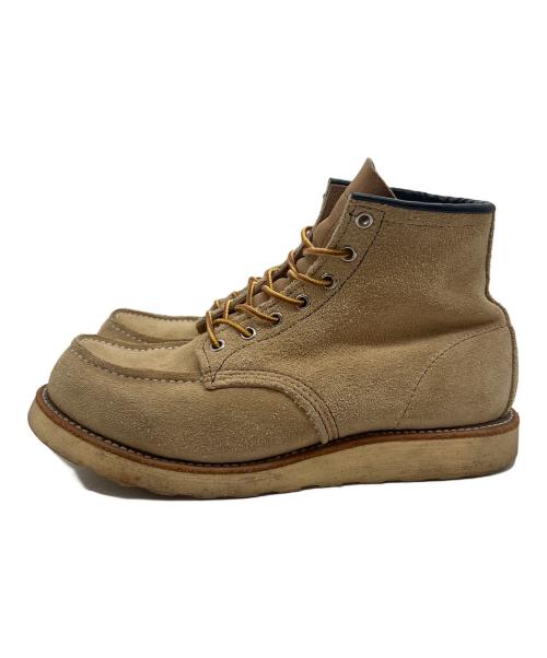RED WING（レッドウィング）RED WING (レッドウィング) モックトゥブーツ ベージュ サイズ:42の古着・服飾アイテム
