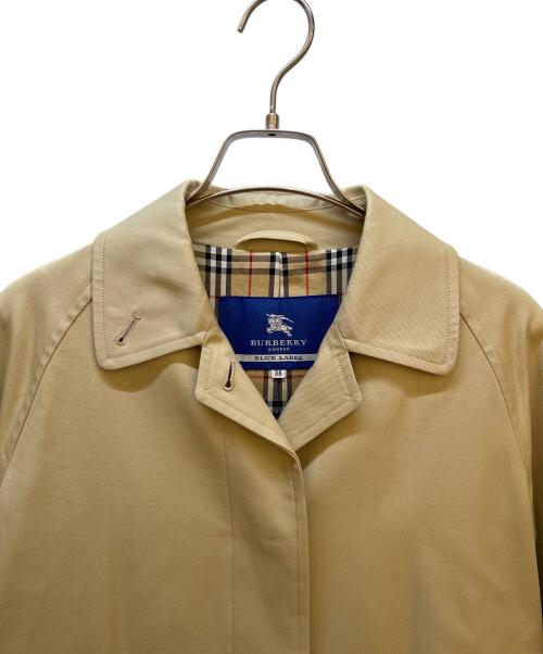BURBERRY BLUE LABEL（バーバリー ブルー レーベル）BURBERRY BLUE LABEL (バーバリー ブルー レーベル) ステンカラーコート カーキ サイズ:38の古着・服飾アイテム