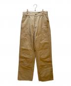 AURALEEオーラリー）の古着「COTTON OILED CANVAS PANTS」｜カーキ