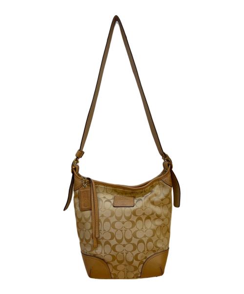 COACH（コーチ）COACH (コーチ) ショルダーバッグ ベージュの古着・服飾アイテム