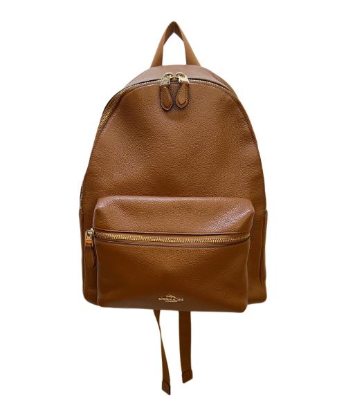 COACH（コーチ）COACH (コーチ) レザーリュック ブラウンの古着・服飾アイテム