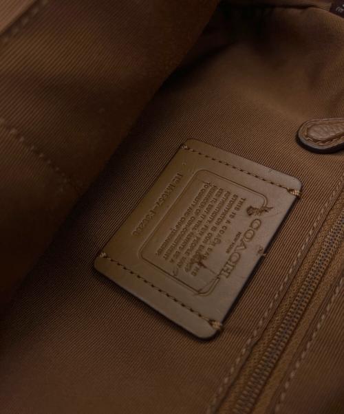 COACH（コーチ）COACH (コーチ) レザーリュック ブラウンの古着・服飾アイテム