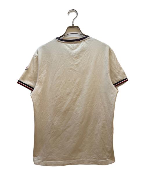MONCLER（モンクレール）MONCLER (モンクレール) 半袖カットソー ホワイト サイズ:Lの古着・服飾アイテム