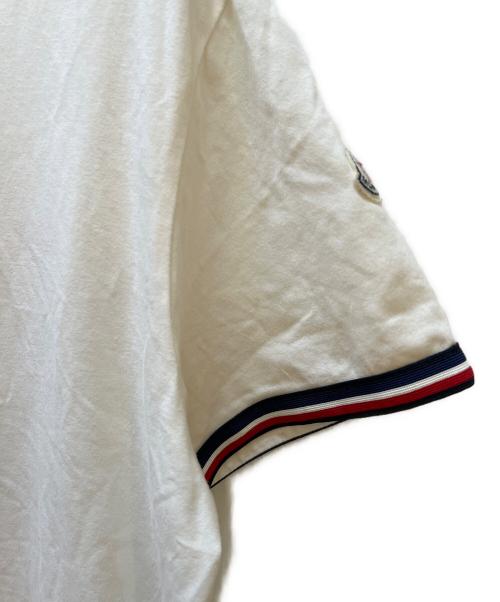 MONCLER（モンクレール）MONCLER (モンクレール) 半袖カットソー ホワイト サイズ:Lの古着・服飾アイテム