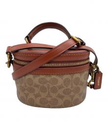 COACH（コーチ）の古着「ショルダーポーチ」｜ブラウン