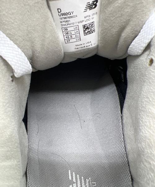 NEW BALANCE（ニューバランス）NEW BALANCE (ニューバランス) U992GY グレー サイズ:27の古着・服飾アイテム