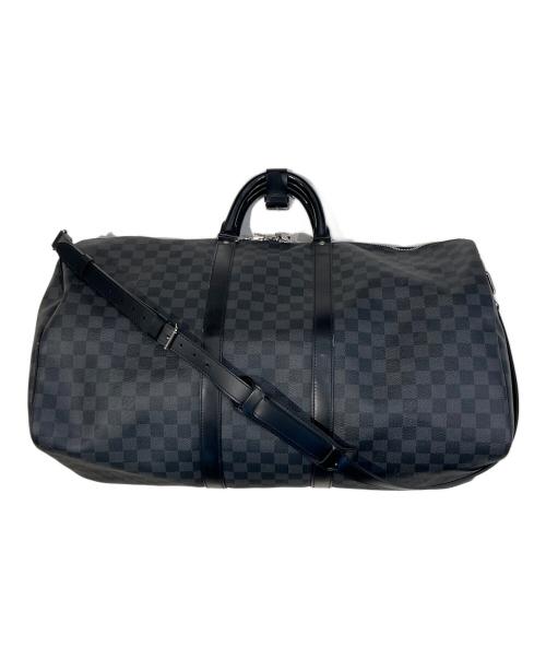 LOUIS VUITTON（ルイ ヴィトン）LOUIS VUITTON (ルイ ヴィトン) ボストンバッグ ブラックの古着・服飾アイテム
