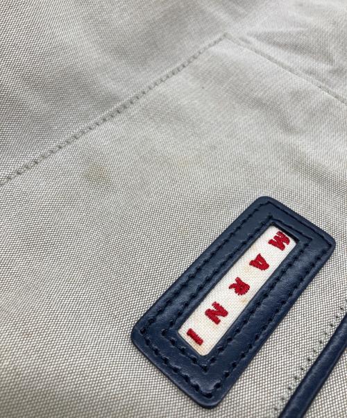 MARNI（マルニ）MARNI (マルニ) 2WAYトートバッグ ネイビー×ブラック×キャメルの古着・服飾アイテム