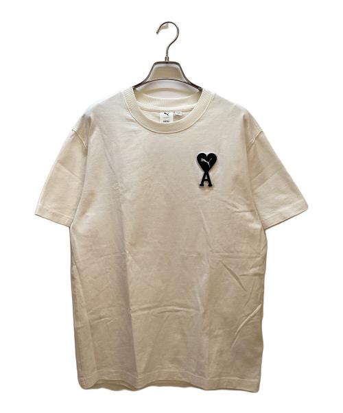 ami（アミ）ami (アミ) PUMA (プーマ) 半袖カットソー ホワイト サイズ:Sの古着・服飾アイテム