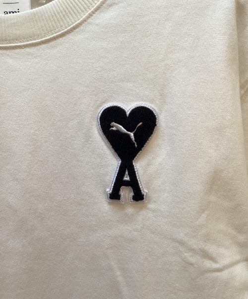 ami（アミ）ami (アミ) PUMA (プーマ) 半袖カットソー ホワイト サイズ:Sの古着・服飾アイテム