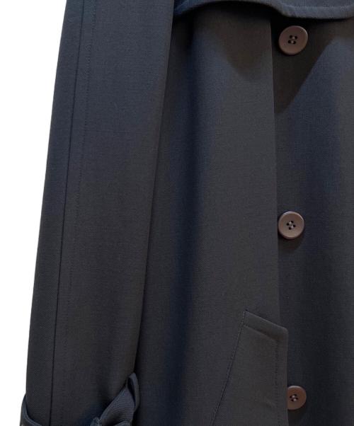 EMPORIO ARMANI（エンポリオ アルマーニ）EMPORIO ARMANI (エンポリオ アルマーニ) トレンチコート ネイビー サイズ:40の古着・服飾アイテム
