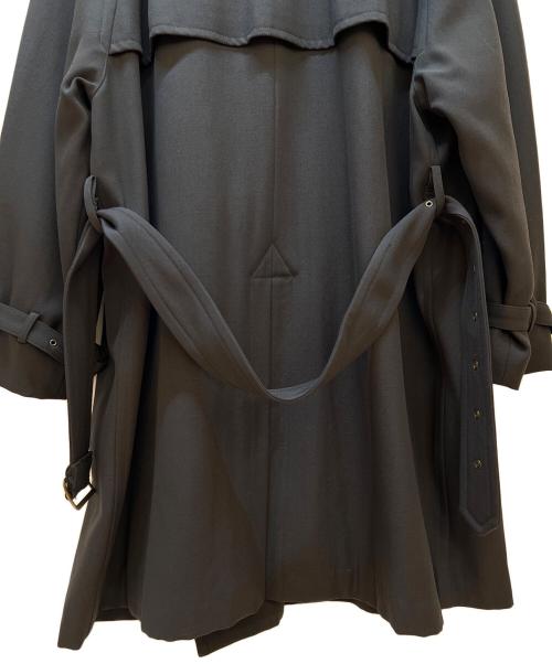 EMPORIO ARMANI（エンポリオ アルマーニ）EMPORIO ARMANI (エンポリオ アルマーニ) トレンチコート ネイビー サイズ:40の古着・服飾アイテム