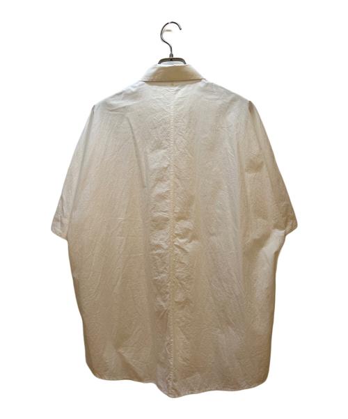 HUIS（ハウス）HUIS (ハウス) 半袖シャツ ホワイト サイズ:Freeの古着・服飾アイテム