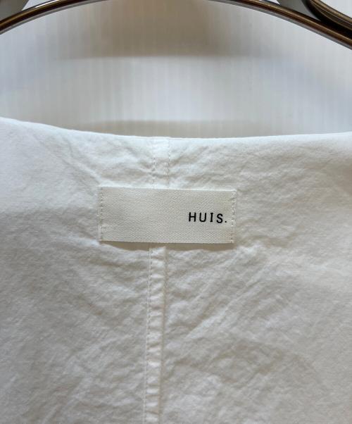 HUIS（ハウス）HUIS (ハウス) 半袖シャツ ホワイト サイズ:Freeの古着・服飾アイテム