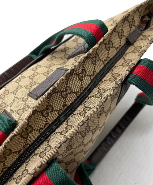 GUCCI（グッチ）GUCCI (グッチ) トートバッグ ブラウンの古着・服飾アイテム