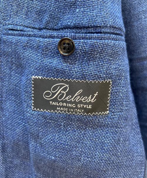 Belvest（ベルヴェスト）Belvest (ベルヴェスト) テーラードジャケット ブルー サイズ:48の古着・服飾アイテム