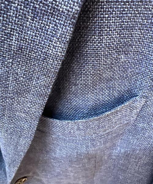 Belvest（ベルヴェスト）Belvest (ベルヴェスト) テーラードジャケット ブルー サイズ:48の古着・服飾アイテム