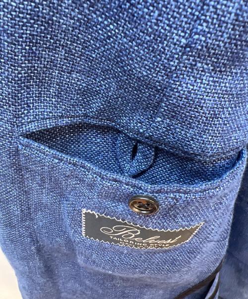Belvest（ベルヴェスト）Belvest (ベルヴェスト) テーラードジャケット ブルー サイズ:48の古着・服飾アイテム