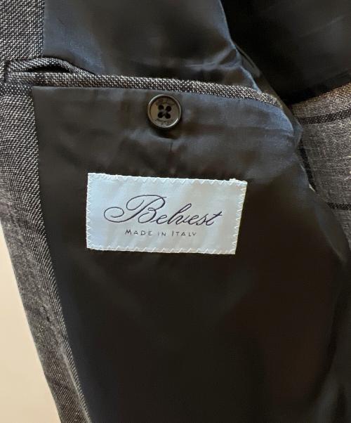 Belvest（ベルヴェスト）Belvest (ベルヴェスト) テーラードジャケット グレー サイズ:50の古着・服飾アイテム