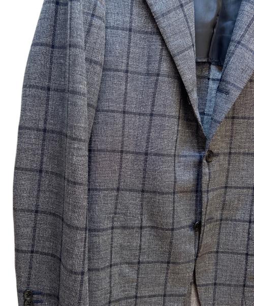 Belvest（ベルヴェスト）Belvest (ベルヴェスト) テーラードジャケット グレー サイズ:50の古着・服飾アイテム