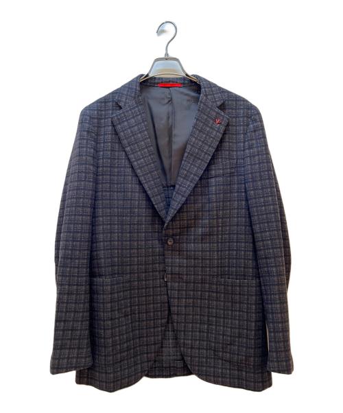 ISAIA（イザイア）ISAIA (イザイア) テーラードジャケット ブラウン サイズ:SIZE 50の古着・服飾アイテム