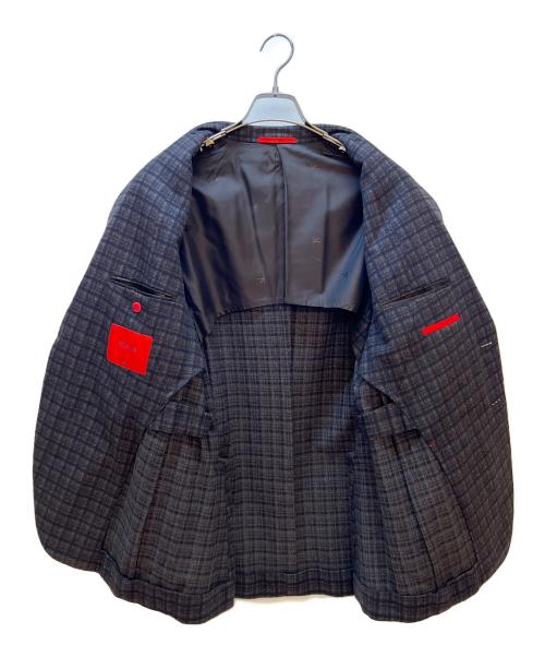 ISAIA（イザイア）ISAIA (イザイア) テーラードジャケット ブラウン サイズ:SIZE 50の古着・服飾アイテム