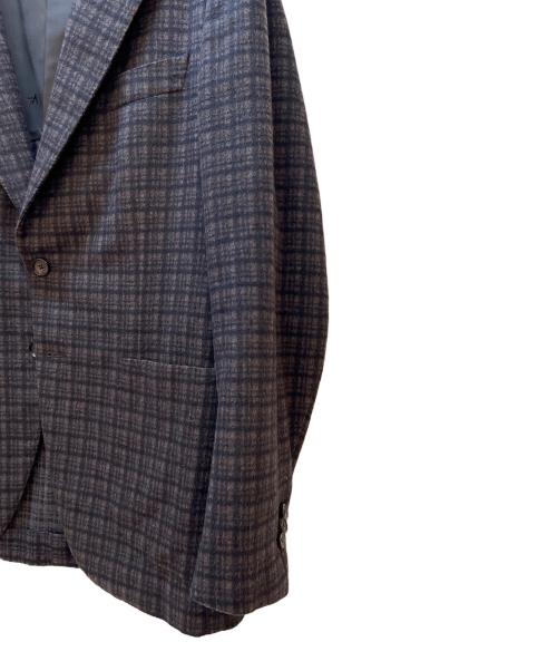 ISAIA（イザイア）ISAIA (イザイア) テーラードジャケット ブラウン サイズ:SIZE 50の古着・服飾アイテム