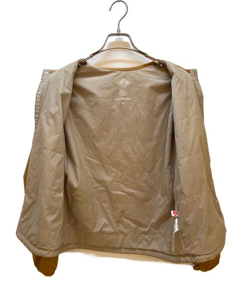 DANTON（ダントン）DANTON (ダントン) ノーカラー ストレッチナイロンジャケット キャメル サイズ:36の古着・服飾アイテム