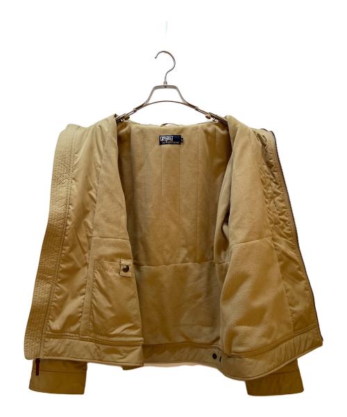 POLO RALPH LAUREN（ポロ・ラルフローレン）POLO RALPH LAUREN (ポロ・ラルフローレン) フーデッドジャケット ベージュ サイズ:LLの古着・服飾アイテム