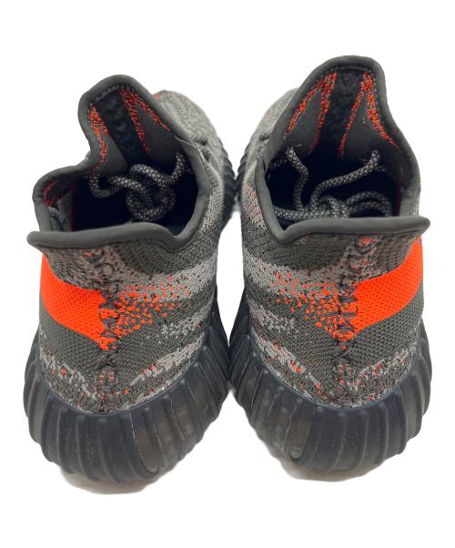 adidas（アディダス）adidas (アディダス) YEEZY BOOST350V2 グレー×オレンジ サイズ:27の古着・服飾アイテム